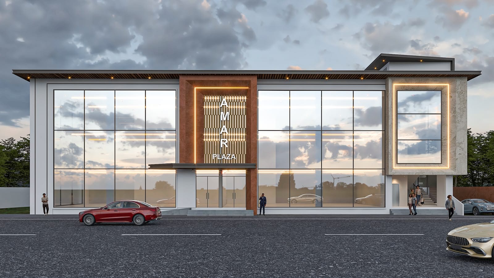 Amar Plaza II, artist's impression, view 2